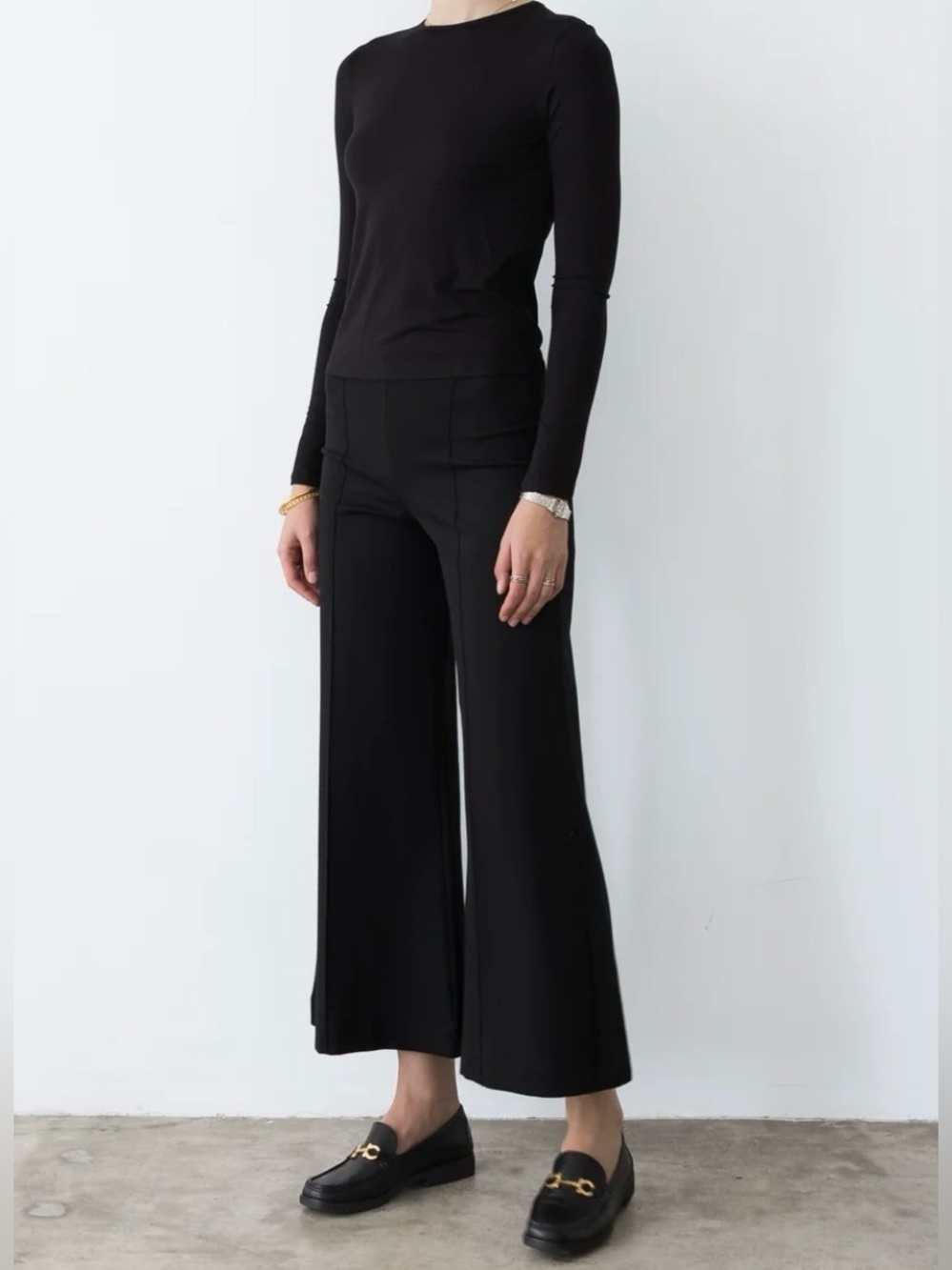 Ripley Rader Cropped Wide Leg Ponte Pant Size 3 NWT